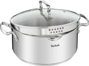 Oală din inox 5 l adecvată pentru plita cu inducție Duetto+ – Tefal