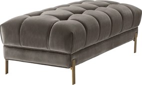 Bancheta eleganta design LUX Sienna, catifea gri 113200 HZ
