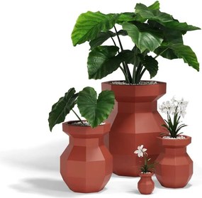 Ghiveci plante design decorativ modern exterior/interior ORIGAMI Yuri 79x79x120cm