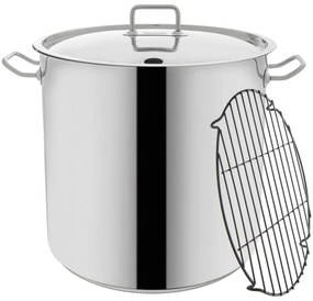 Orion Cratiță din oțel inoxidabil cu grilă 32 l