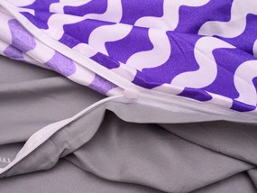 Lenjerie de pat din microfibra violet ANANAS Dimensiune lenjerie de pat: 2 buc 80 x 80 cm | 200 x 220 cm