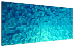 Tabloul - cuburi abstracte (120x50 cm)