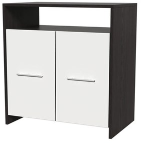 Comoda Luiza, culoare magia (wenge) / alb, 69 x 71 x 40 cm