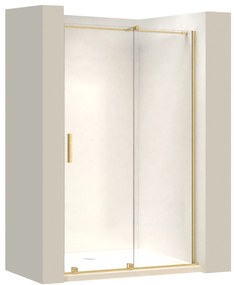 Ușă de duș Rea Montana 130 Gold brush