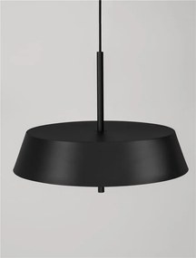 Lustra LED suspendata VELIO negru 45cm