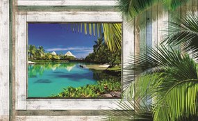 Fototapet - Plajă, mare, nisip (152,5x104 cm)