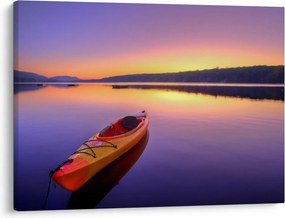 Tablou - Kayak pe lac (70x50 cm)
