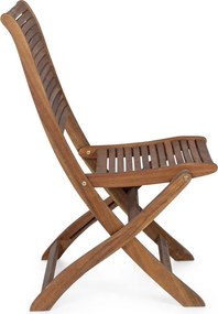 Scaun de grădină în culoare naturală din lemn masiv Noemi – Bizzotto