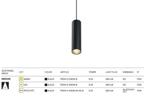 Pendul LED, accesoriu pentru sina magnetica Exility, Focus Smart 12W