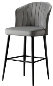 Set de scaune de bar Rubi Grey, 4 buc., 4 buc