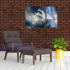 Tablou - Corabia fantomelor (90x60 cm)