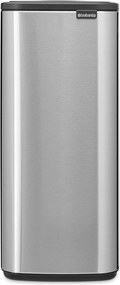 Coș de gunoi argintiu mat cu senzori de atingere din oțel 30 l Bo Touch – Brabantia
