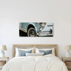 Tablou - mașina retro Fiat (120x50 cm)