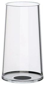 Set 2 pahare de cristal Trebonn SplitGlass 2025130, 320 ml, Ø7.8x12.5 cm, Posibilitate atasare picior, Negru