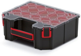 Organizator servieta 28,4 × 24,3 × 10,5 cm, cutii, negru