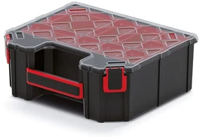 Organizator servieta 28,4 × 24,3 × 10,5 cm, cutii, negru