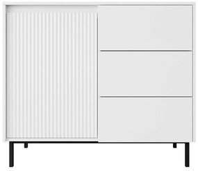 Comodă Somkera 1D3SZ (Alb + Negru) . 1103675