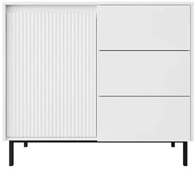 Comodă Somkera 1D3SZ (Alb + Negru) . 1103675