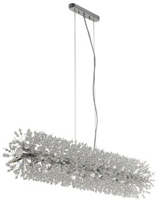 Lustra suspendata design deosebit din margele din sticla Sunburst 16Lt