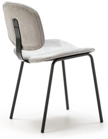 Scaune de dining gri 2 buc. Arus – Marckeric