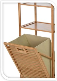 Coș de rufe din bambus bej HAMPER