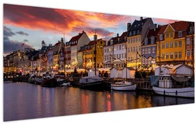 Tablou - Nyhavn, Copenhaga (120x50 cm)