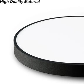 Immax NEO 07314L-LED Plafonieră dimabilă SEMPLICI 128W/230V Ø100 cm Wi-FiTuya negru + telecomandă