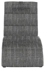 Fotoliu pentru relaxare, material textil gri, LONG