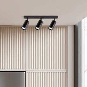 Brilagi - Spot LED RGBW dimmabil SELE DIAMANT 3xGU10/6W/230V Wi-Fi negru