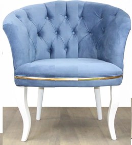 Set canapea Milano Relax 2+1, Homs textil albastru