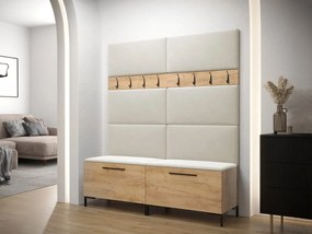 Set mobilier hol Frisala II (stejar craft) (Manila 02). 1060440