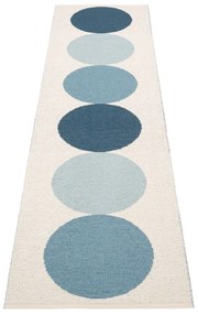 Covor tip traversă pentru interior și exterior albastru/crem 70x280 cm Otto Sky – Pappelina