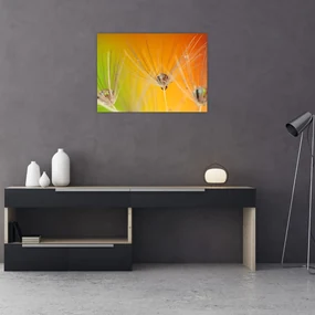 Tablou cu picături pe plantă (70x50 cm), în 40 de alte dimensiuni noi