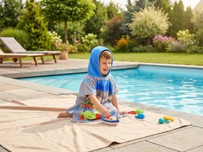 Poncho pentru copii DUCK SPLASH gri Dimensiune: 60 x 120 cm