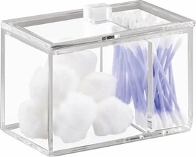 Organizator transparent pentru bețișoare și dischete iDesign Luci Divided