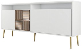 Dulap Milhouse (Alb + Auriu). 1088855