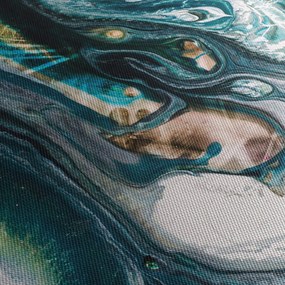 Tablou cu abstracție (cu ceas) (90x30 cm)