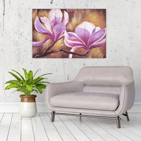 Tablou - Flori de magnolie (90x60 cm)