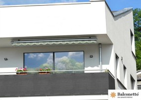 Paravan pentru balcon 1x5m 90% Balcone Dark Grey