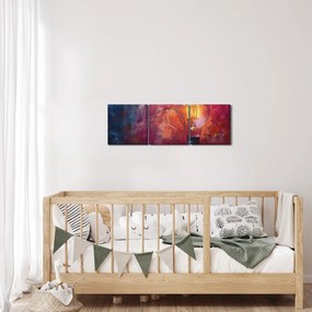 Tablou - Ideea (cu ceas) (90x30 cm)
