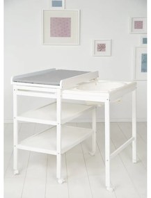 Masă de înfășat albă Style grau – Roba