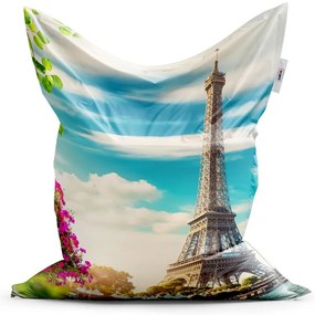 Sac de șezut Classic Eiffel Tower cu nori - pentru copii, colorat