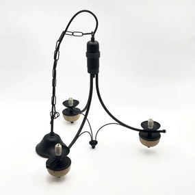 Lustră pe lanț Brilagi COTTAGE 3xG9/40W/230V fag/alb