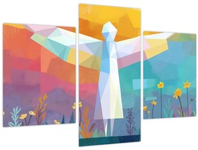 Tablou - Păzitorul florilor (90x60 cm)