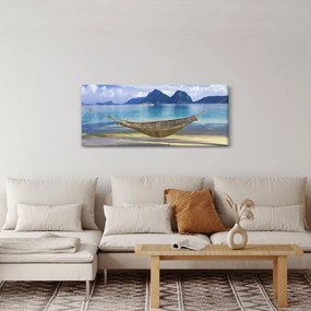 Tablou - Hamac pe plajă (120x50 cm)