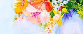 Tablou - Flori,pictură (120x50 cm)