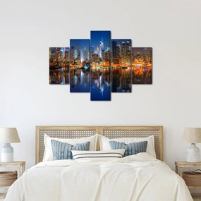 Tablou cu Manhattan noaptea (150x105 cm)