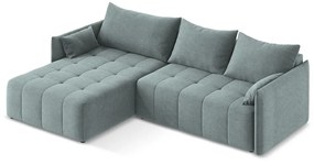 Colțar albastru extensibil/cu spațiu de depozitare (cu colț pe partea stângă/cu șezlong) Moku – Makamii