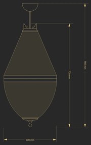 Candelabru realizat manual AREZZO