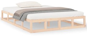 820791 vidaXL Cadru de pat, 120x200 cm, lemn masiv